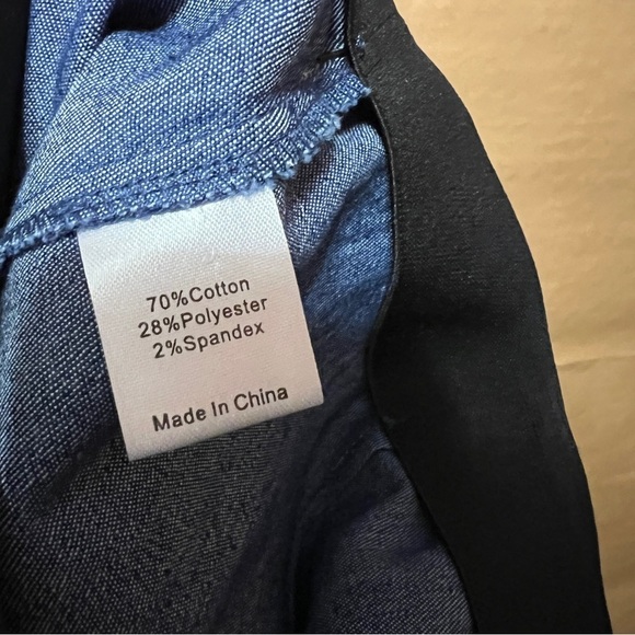 Tuckernuck | NWT Denim Ashford Pants Kick Hem Flare High Rise Trousers Size M - Picture 10 of 10